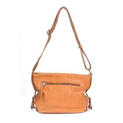 Bolso mediano color piel