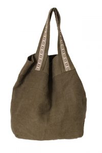 mosquetonbcn-bolso-elbrus-kaki-rayas-marinero-lino-playa-grande-practico-calidad-estilo-bonito